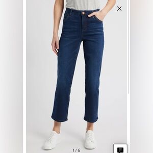 Wit & Wisdom Dark Blue Straight Leg Jeans